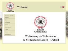 Tablet Screenshot of leiden-oxford-link.nl
